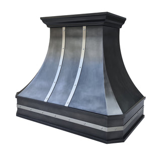 SINDA Handmade Zinc Metal Range Hood Instock 36"W x 21"D x 30"H