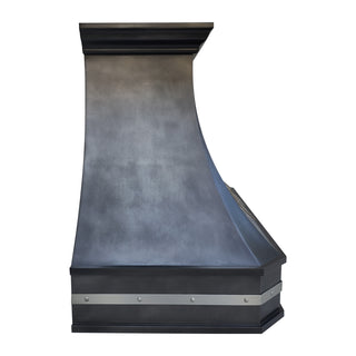 SINDA Handmade Zinc Metal Range Hood Instock 36"W x 21"D x 30"H