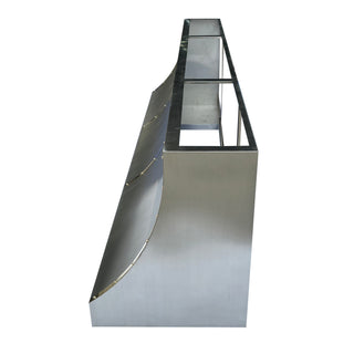 SINDA Custom Stainless Steel Range Hood Wall Mount In Stock, 109"W x 24"D x 30"H, SRH9-4TR