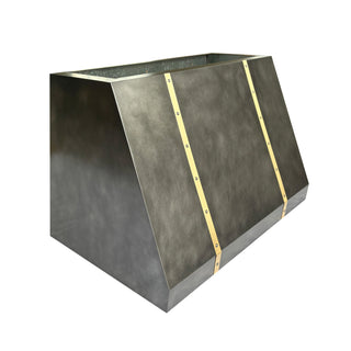 SINDA Handcrafted Stainless Steel Range Hood SRH11 Wall Mount In Stock, 36"W x 24"D x 24"H