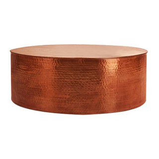 SINDA Premium Round Handcraft Custom Copper Coffee Table-T6