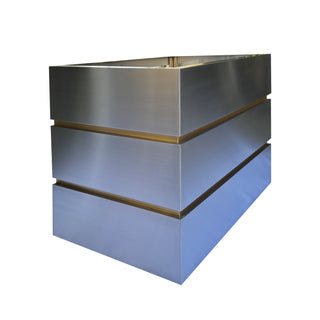 SINDA Stainless Steel Box Shape Range Hood-Wall Mount In Stock, 36"W x 24"D x 27"H-SRH37-BS