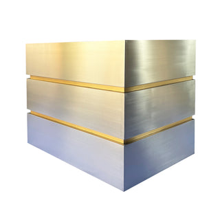 SINDA Stainless Steel Box Shape Range Hood-Wall Mount In Stock, 36"W x 24"D x 27"H-SRH37-BS