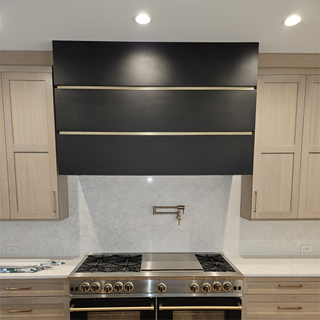 Black Box Shape Stainless Steel Kitchen Hood l Custom Range Hood