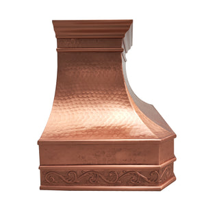 SINDA Hammered Copper Custom Wall Mount Hood