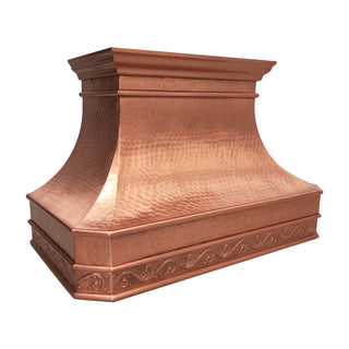 SINDA Classic Hammered Glory Copper Custom Range Hood