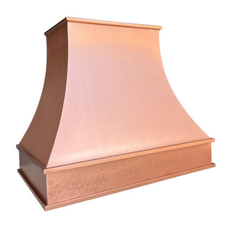 Handcrafted copper kitchen hood h7 
 fully customizable 