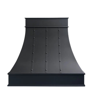 h7trrc copper vent hood with straps & rivets