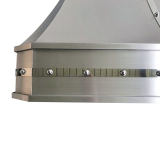 Brushed Decorative Stainless Steel Range Hood - Sinda Copper