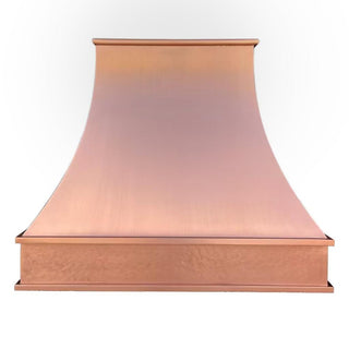 Premium custom copper kitchen hood h7 in smooth texture with factory direct price