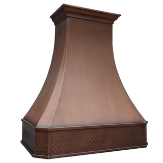 SINDA top ranked classic high end personalized copper custom vent hood