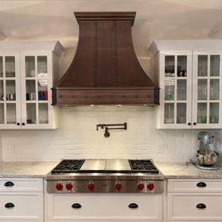 SINDA-Top-Ranked-Classic-Design-with-Decorative-Straps-and-Rivets-Copper-Custom-Kitchen-Hood