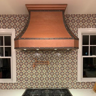 SINDA-luxury-mid-century-design-copper-range-hood-with-decorative-straps