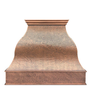 Antique-Copper-Curve-Copper-Range-Hood-H9-Free-Custom-Design-SINDA