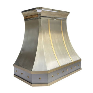 SINDA Curved Stainless Steel Range Hood Tuscan Style SRH7X-C-3TR - Sinda CopperRange Hood