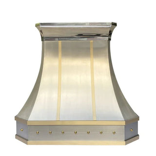 SINDA Curved Stainless Steel Range Hood Tuscan Style SRH7X-C-3TR - Sinda CopperRange Hood