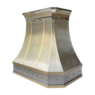 SINDA Curved Stainless Steel Range Hood Tuscan Style SRH7X-C-3TR - Sinda CopperRange Hood