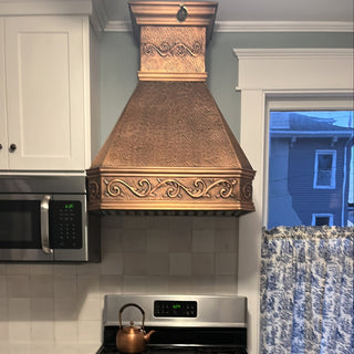 SINDA-custom-copper-range-hood-H14A-for-any-kitchen