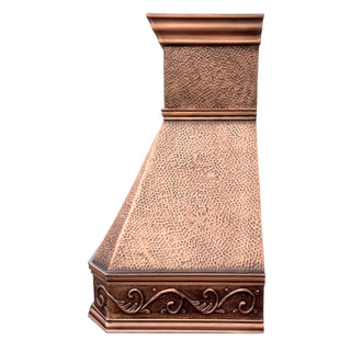 SINDA-decorative-custom-metal-hood-in-antique-copper