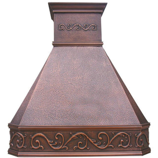 SINDA-wall-mount-copper-range-hood-h14a