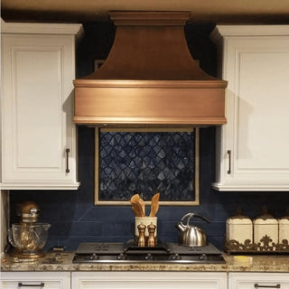 SINDA stylish h7s antique copper range hood in smooth texture with free custom design