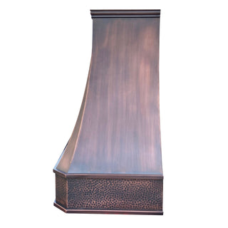 Premium classic antique copper custom kitchen vent hood