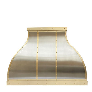 SINDA Handcrafted Bell Shaped Stainless Steel Vent Hood SRH1-DB2TR - Sinda CopperRange Hood