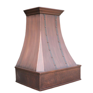 SINDA top ranked handmade decorative copper custom kitchen hood