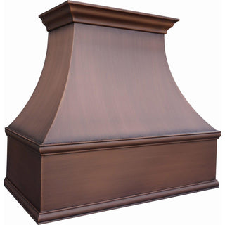 Rustic antique copper stove hood for all kitchen styles free samples and shipping available