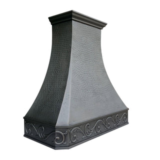 SINDA classic shape decorative apron dark copper custom kitchen hood