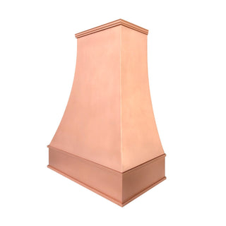 SINDA Hammered Natural Copper Range Hood H7C1 l Free Custom Design l SINDA Copper